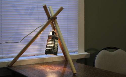 Cookfire table lamp