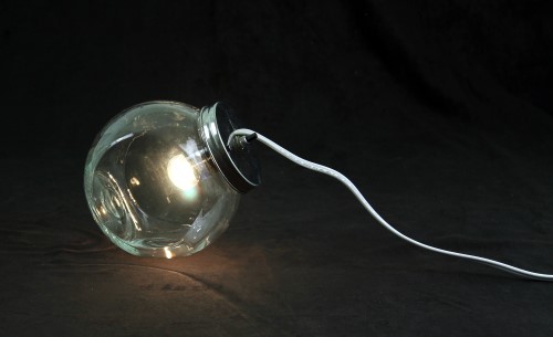 Fishbowl lamp
