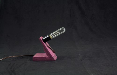 Zed lamp simple bare bulb with switch